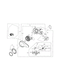 Motor parts for Samsung Dryer DV331AGR/XAA-03 from AppliancePartsPros.com