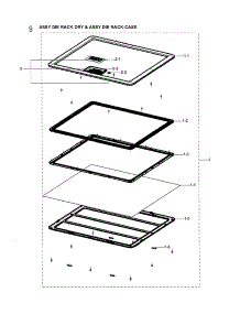 Die Rack parts for Samsung Dryer DVG60M9900V/A3-00 from AppliancePartsPros.com