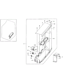 Heater Assy parts for Samsung Dryer DV50F9A6EVW/A2-00 from AppliancePartsPros.com