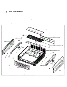 Dual Module parts for Samsung Dryer DVG60M9900W/A3-00 from AppliancePartsPros.com