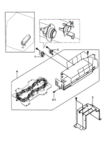 Heater Assy parts for Samsung Dryer DV316LEW/XAA-00 from AppliancePartsPros.com