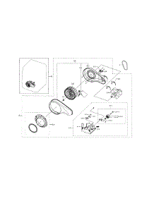 Motor parts for Samsung Dryer DV331AEW/XAA-02 from AppliancePartsPros.com