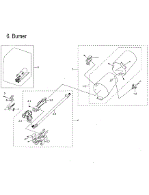 Heater parts for Samsung Dryer DVG45M5500P/A3-00 from AppliancePartsPros.com