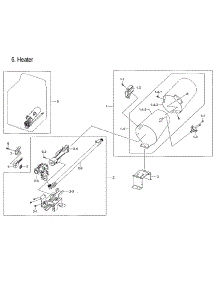 Duct & Burner parts for Samsung Dryer DVG52M7750V/A3-00 from AppliancePartsPros.com