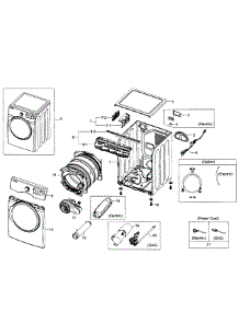 Main Assy parts for Samsung Dryer DV331AER/XAA-02 from AppliancePartsPros.com