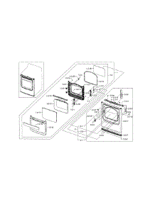 Front & Door parts for Samsung Dryer DV5471AEW/XAA-02 from AppliancePartsPros.com