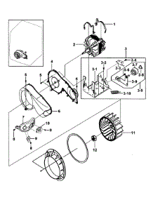 Motor Assy parts for Samsung Dryer DV2C6BEW/XAA-00 from AppliancePartsPros.com