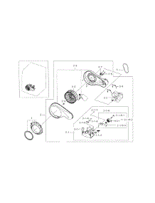 Motor parts for Samsung Dryer DV331AEW/XAA-01 from AppliancePartsPros.com