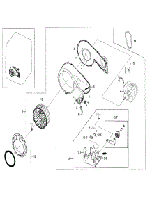 Motor Assy parts for Samsung Dryer DV209AEW/XAA-00 from AppliancePartsPros.com