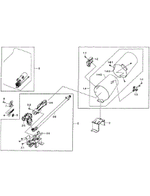 Heater Ass parts for Samsung Dryer DV50F9A6GVW/A2-01 from AppliancePartsPros.com