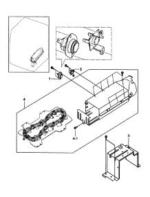 Heater Assy parts for Samsung Dryer DV317AES/XAA-00 from AppliancePartsPros.com