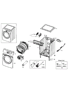 Main Assy parts for Samsung Dryer DV361GWBEWR/A3-01 from AppliancePartsPros.com
