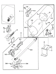 Heater parts for Samsung Dryer DV218AGB/XAA-00 from AppliancePartsPros.com