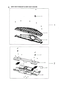 Duct Assy parts for Samsung Dryer DVG55M9600W/A3-00 from AppliancePartsPros.com