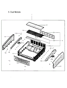 Dual Module parts for Samsung Dryer DVG55M9600W/A3-00 from AppliancePartsPros.com