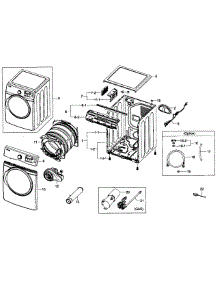 Main Assy parts for Samsung Dryer DV393GTPAWR/A1-02 from AppliancePartsPros.com