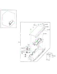 Heater Assy parts for Samsung Dryer DV511AER/XAA-02 from AppliancePartsPros.com