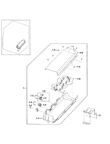 Duct Heater parts for Samsung Dryer DV330AEB/XAA-02 from AppliancePartsPros.com