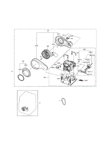 Motor Duct parts for Samsung Dryer DVG45N5300V/A3-00 from AppliancePartsPros.com