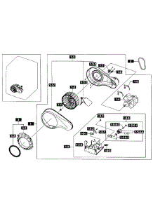 Motor Assy parts for Samsung Dryer DV365GTBGWR/A3-01 from AppliancePartsPros.com