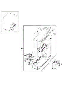 Heater Assy parts for Samsung Dryer DV511AER/XAA-00 from AppliancePartsPros.com
