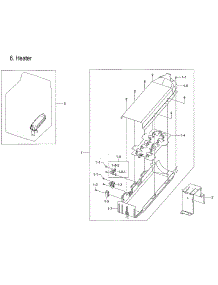 Duct Heater parts for Samsung Dryer DVE50M7450P/A3-00 from AppliancePartsPros.com