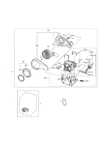 Motor Duct parts for Samsung Dryer DVE45N5300V/A3-00 from AppliancePartsPros.com