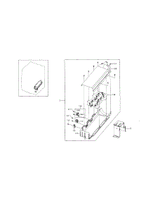 Duct Heater parts for Samsung Dryer DV5471AEW/XAA-01 from AppliancePartsPros.com