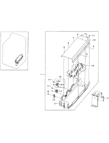 Duct Heater parts for Samsung Dryer DV50F9A8EVW/A2-00 from AppliancePartsPros.com