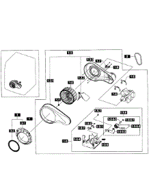 Motor Assy parts for Samsung Dryer DV365ETBGWR/A3-01 from AppliancePartsPros.com