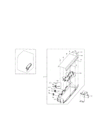 Duct Heater parts for Samsung Dryer DV5471AEP/XAA-00 from AppliancePartsPros.com