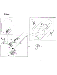 Duct & Burner parts for Samsung Dryer DVG50M7450W/A3-00 from AppliancePartsPros.com