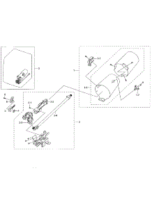 Duct & Burner parts for Samsung Dryer DV50K8600GW/A3-01 from AppliancePartsPros.com