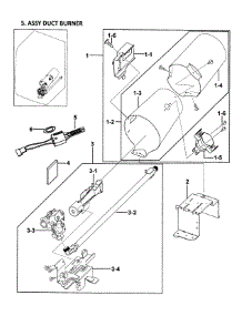Heater Assy parts for Samsung Dryer DV337AGW/XAA-00 from AppliancePartsPros.com