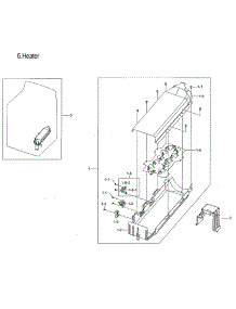 Duct Heater parts for Samsung Dryer DVE52M8650W/A3-00 from AppliancePartsPros.com