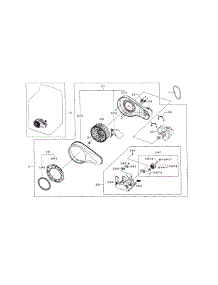 Motor Duct parts for Samsung Dryer DV5471AEW/XAA-03 from AppliancePartsPros.com