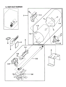 Heater Assy parts for Samsung Dryer DV338AGW/XAA-00 from AppliancePartsPros.com