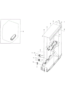 Duct Heater parts for Samsung Dryer DV50K7500EW/A3-01 from AppliancePartsPros.com