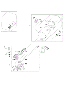 Duct & Burner parts for Samsung Dryer DV520AGP/XAA-00 from AppliancePartsPros.com