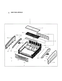 Dual Module parts for Samsung Dryer DVE60M9900V/A3-00 from AppliancePartsPros.com