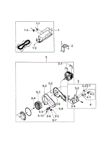 Motor Assy parts for Samsung Dryer DV206AES/XAA-00 from AppliancePartsPros.com