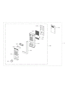 Control Assy parts for Samsung Microwave MC11H6033CT/AA-00 from AppliancePartsPros.com