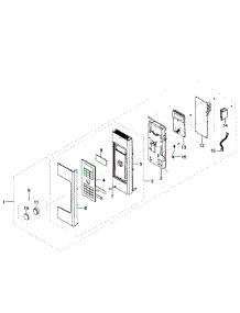 Control Box parts for Samsung Microwave ME179KFETSR/AA-01 from AppliancePartsPros.com