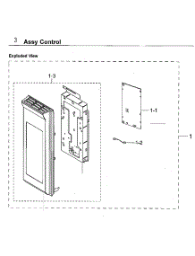 Control Panel parts for Samsung Microwave ME21H706MQB/AA-01 from AppliancePartsPros.com