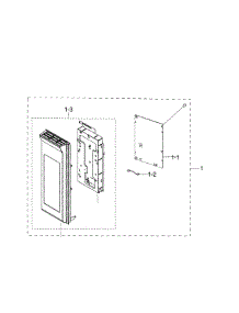 Control Panel parts for Samsung Microwave ME21H706MQB/AA-00 from AppliancePartsPros.com