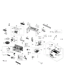 Main Section parts for Samsung Microwave ME21F707MJT/AA-01 from AppliancePartsPros.com