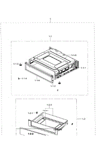 Drawer parts for Samsung Range NE59J7630SB/AA-01 from AppliancePartsPros.com