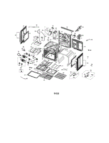 Main Unit parts for Samsung Range NX58K9850SG/AA-02 from AppliancePartsPros.com