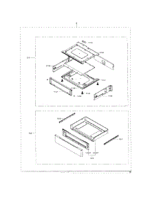 Drawer parts for Samsung Range NE595R1ABSR/AA-02 from AppliancePartsPros.com