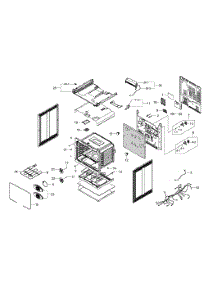 Main Assy parts for Samsung Range NE58F9710WS/AA-00 from AppliancePartsPros.com